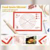 Silicone Baking Mat Rolling Kneading Board Non Stick High Temperature Resistant Pastry Dough Sheet Crust Cookie Bread Easy Clean
