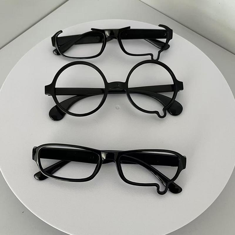 Anime Y2K Cosplay Glasses Without Lenses Unisex Teardrop Eyeglass Spectacles Eyewear Jewelry Costume Accessories Ornament Gift