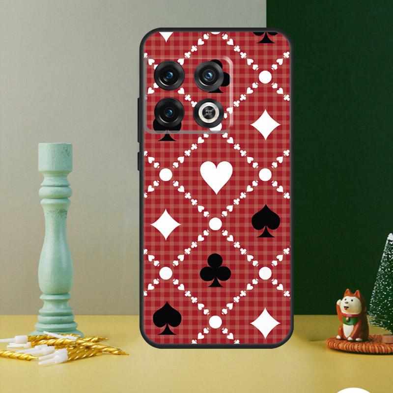 

CASINO PLAYING CARDS COLLECTION Phone Case For OnePlus 13 12 11 9 10 Pro 13R 12R 8T 9RT 10T 10R Nord 4 CE 2 3 Lite N20 N30 OnePlus 9RT