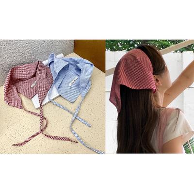 Haarbandanas Boho Schal Stirnband Baumwolle Kopftuch Turban für Frauen
