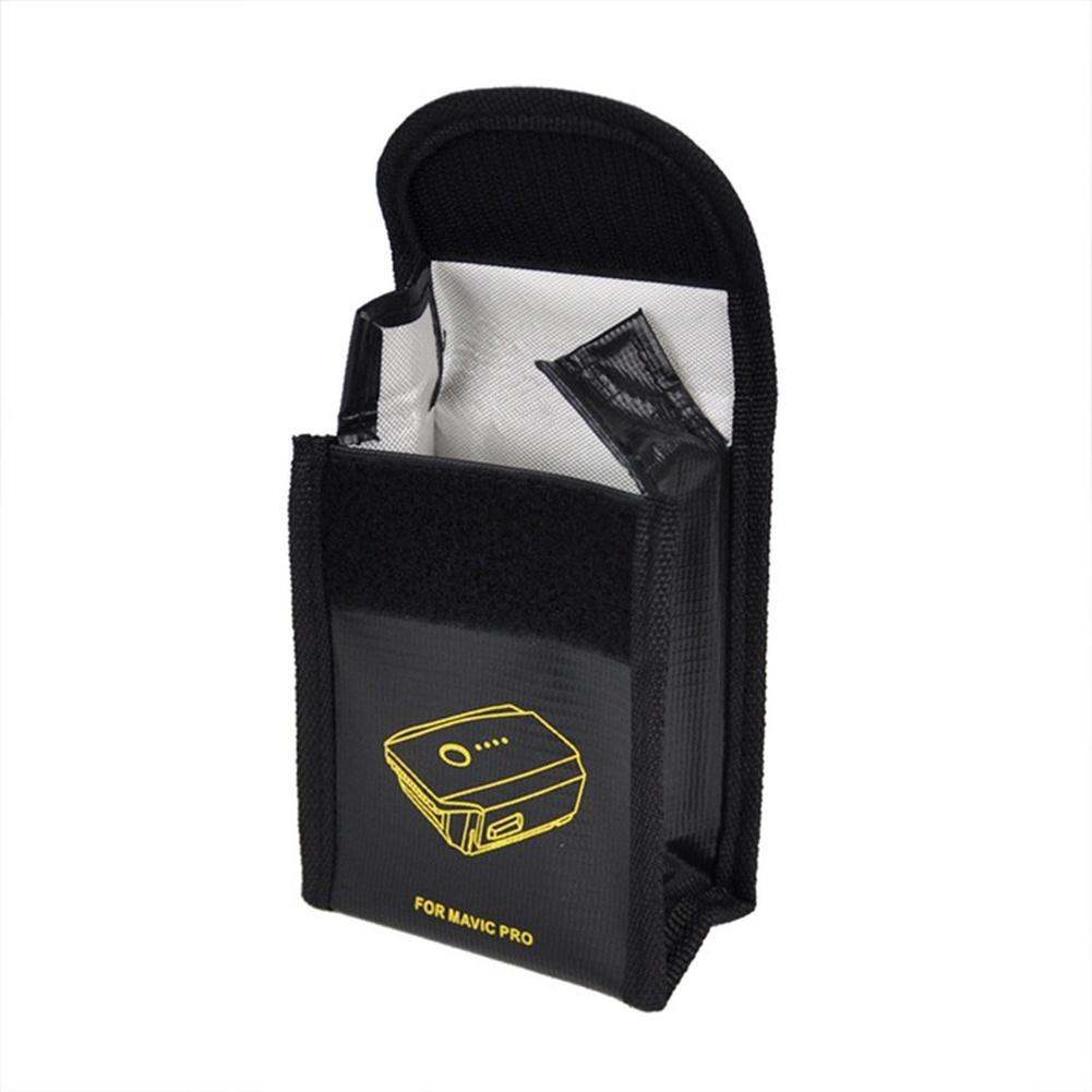 Lithium Battery Explosion Proof Bag LI-PO Safe Bag For RC Models Safe Charging Pouch 115*95*64mm Batteries Safe Charging Storage