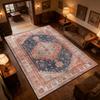 Light Vintage Brown Carpet Persian Large Living Room Decoration Easy Clean Rug Easy Cleaning Coffee Non-slip Mats Izable
