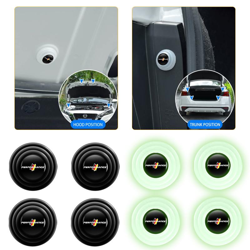 2025 Hot Car Door Shock Absorber Stickers Soundproof For BMW X1 X2 X3 X4 X5 X6 X7 E46 E71 F16 G06 E70 E53 F15 G05 E84 F48 E83 F2