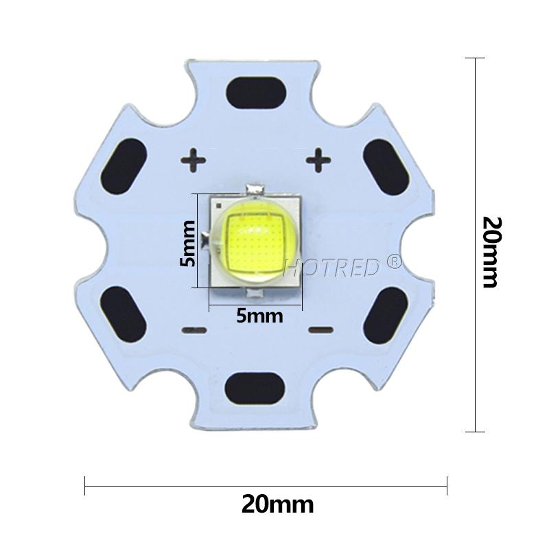 3W 5W 10W 18W T6 XML2 Hochleistungs-LED 3V XPE XHP50 6V 3,5*3,5mm/5*5mm DIY Taschenlampen Teile Perle Für Fahrradzubehör Stirnlampe