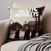Fashion Cool A-Arctic Monkeys Band Iconic Cushion Cover Pillowcase Anti-Dustmite Invisible Zipper Short Plush Sofa Cushion