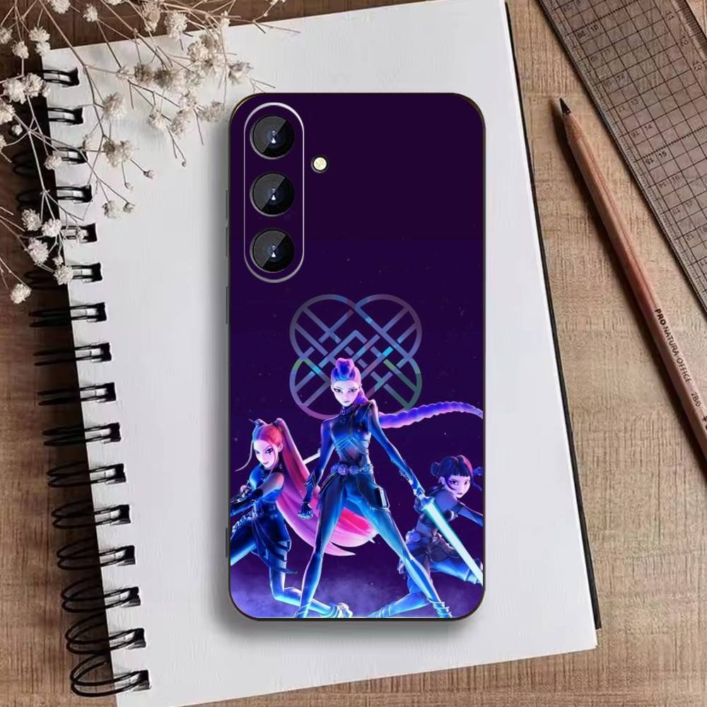 K-Pop U-Demons H-Hunters Phone Case For Samsung Galaxy A73,A72,A71,A70,A52,A51 Others Soft Black Cover