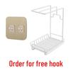 Zhaoran Kitchen No-Drill Dishcloth & Sponge Drainer Rack