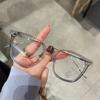 Korean Fashion Glasses Brown Anti Blue Light Glasses Women's Clear Anti Radiation Filter Glasses