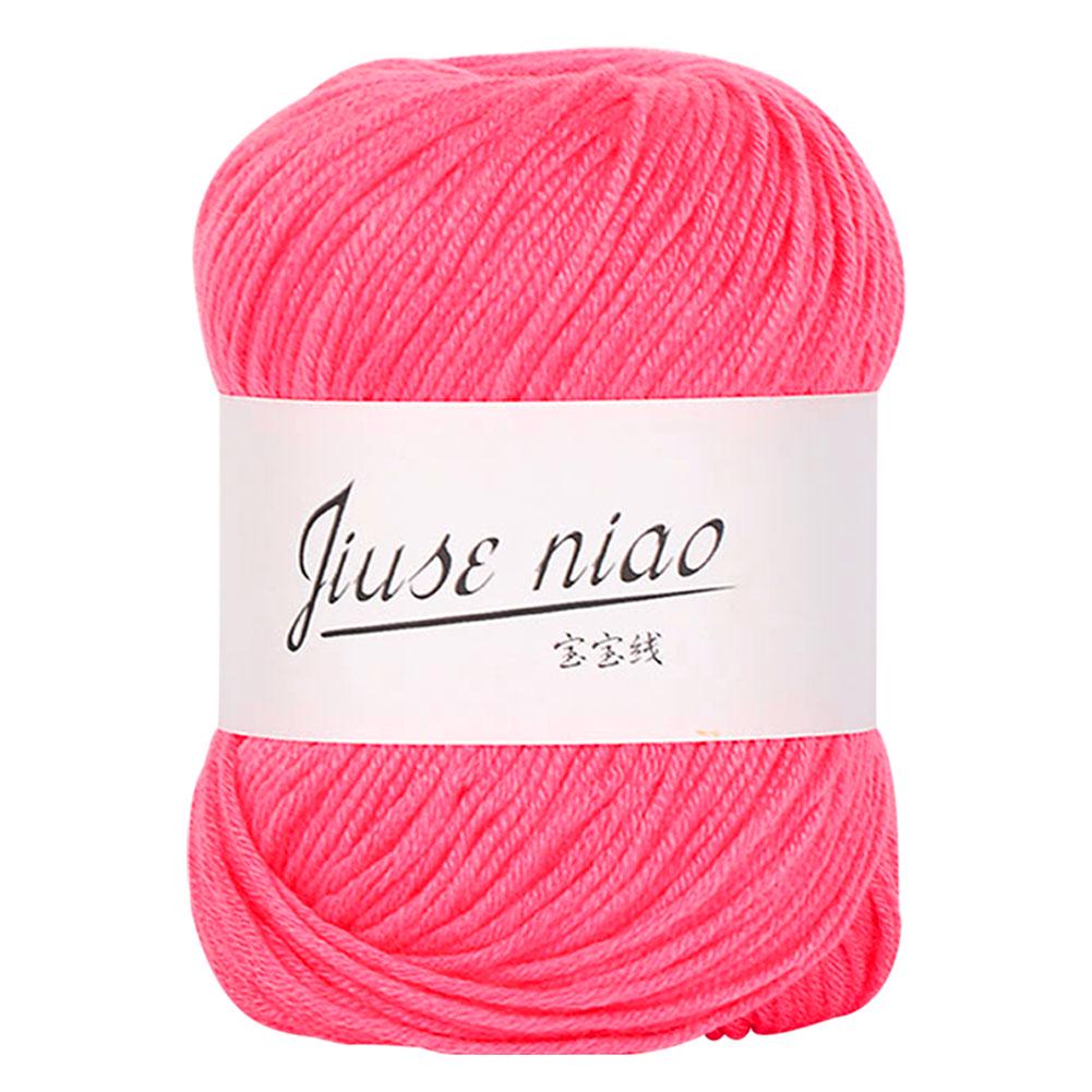 6-strand Pure Cotton Thin Yarn for Crochet Hand Stitching Knitting Baby Threads
