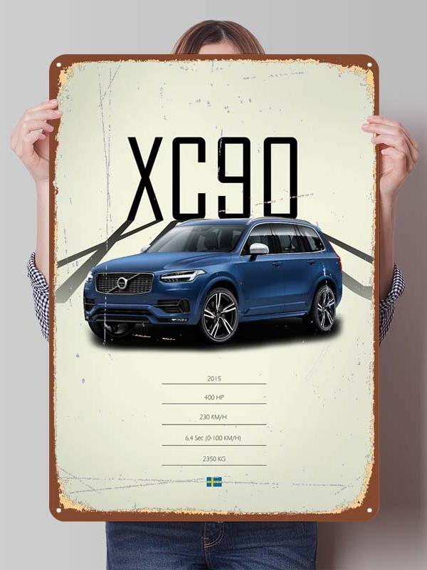 Volvo Metal Signs Classic Car Posters Home Decorations Custom Tinplate Sign for Garage Wall Art Decoration Room Ornaments Retro