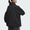 Adidas Lux Ad Woven Jacket Sports Stand Collar Casual Loose Jacket Women Jacket Black JN9980