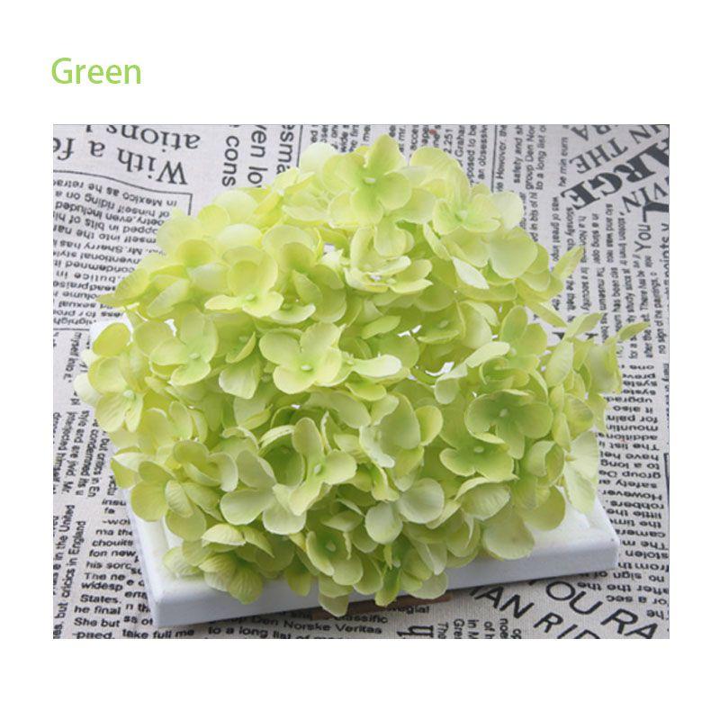 Elegant Faux Artificial Silk Hydrangea Bouquet For Stunning Home And Wedding Decor
