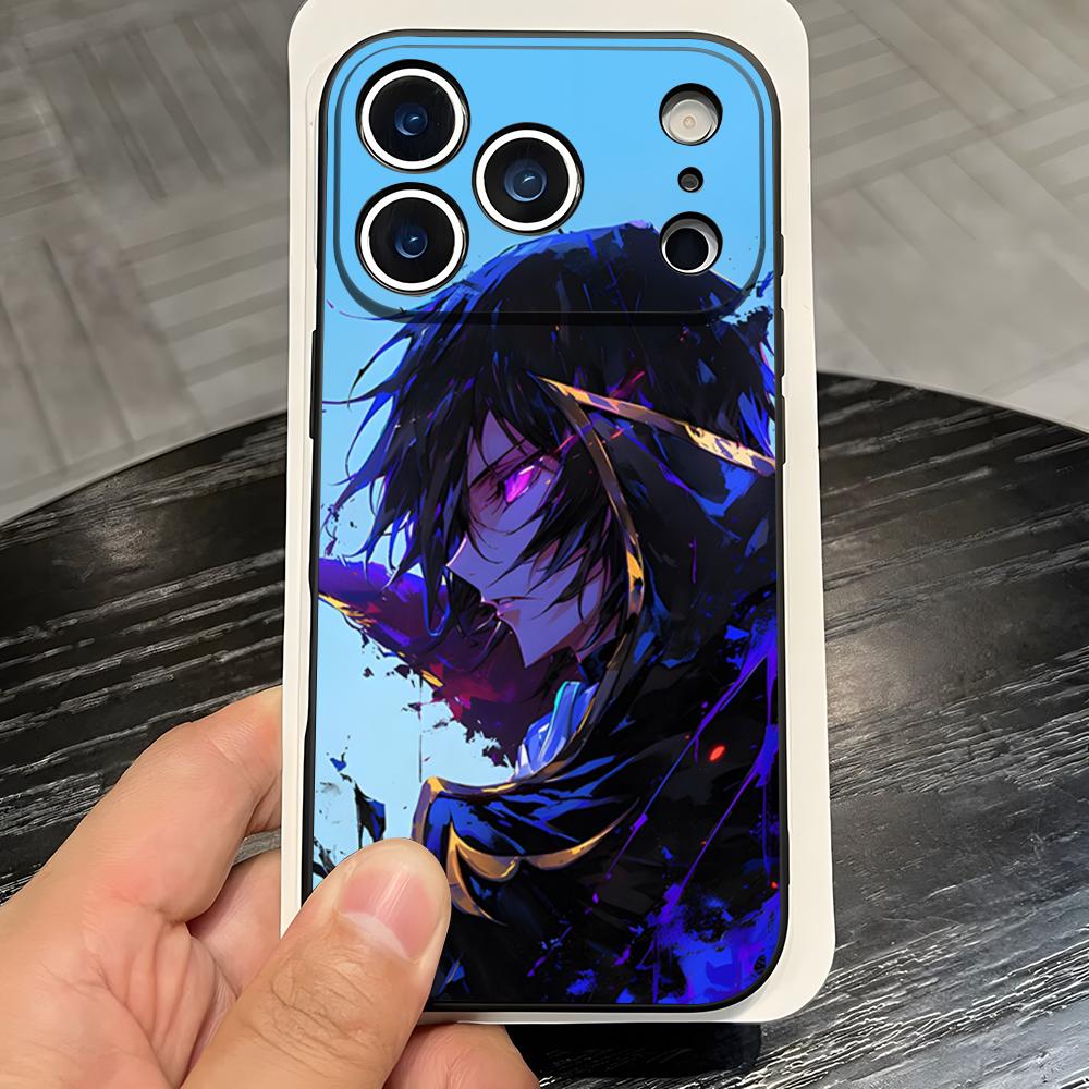 Anime Logo Code Geass Phone Case For IPhone 17 Pro Max 16 15 14 Pro Max 13 11 X Xs Xr 8 7Plus Silicone Cover