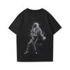 Michael Jackson Punk Vintag Rock Heavy Metal Vintage Hip Hop Tshirt Fashion Casual Short Sleeve Street Culture Tshirt Unisex