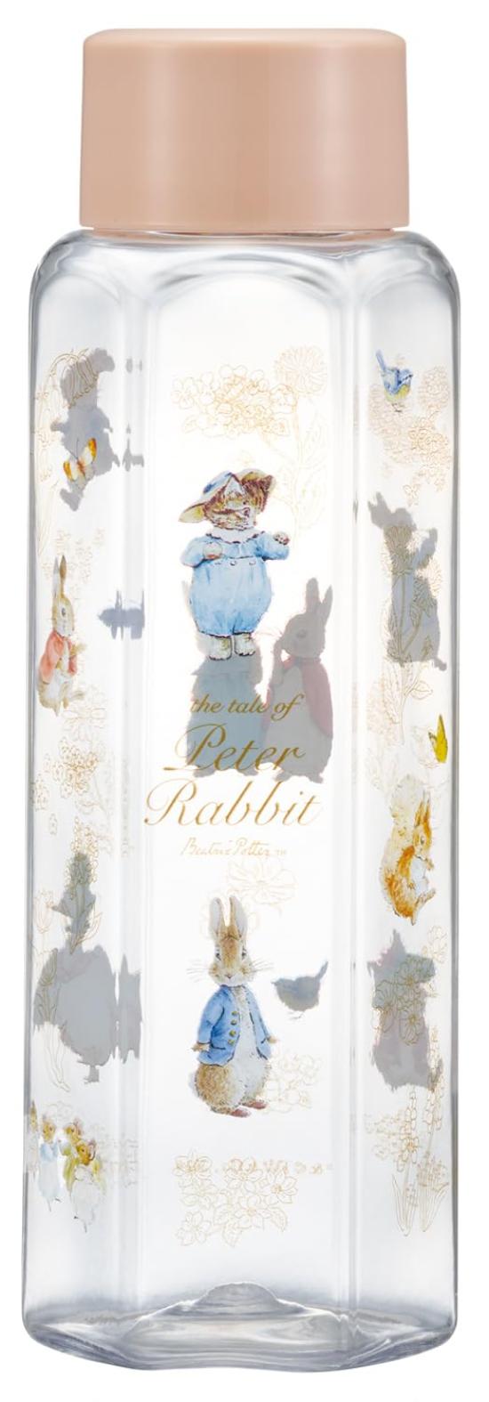 

Skater Easy-to-Grip Hexagonal Plastic Water Bottle, 350ml, Blow-Dry, for Adults and Kids, Transparent, Lightweight, Clear, My Bottle, Peter Rabbit