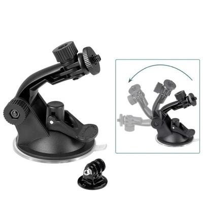Support de trépied pour caméra d'action sport à ventouse en verre pour voiture, support de support de disque pour Hero9/8/7/6/5/4 3+/3/2/1