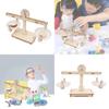 Échelle de Balance en Bois Bricolage Expérience Scientifique Jouet Pour Enfants Kit Éducatif Stem Fait Main
