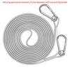 3-10M Double-Headed Dog Tie Out Cable Leash Raction Rope Metal Buckle Steel Wire Anti-Rust Training Collar Outdoor Dogs Strap