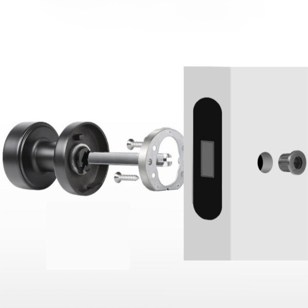 with Key Single Side Lock Metal Hidden Door Lock New Latch Lock  Office Bedroom Door