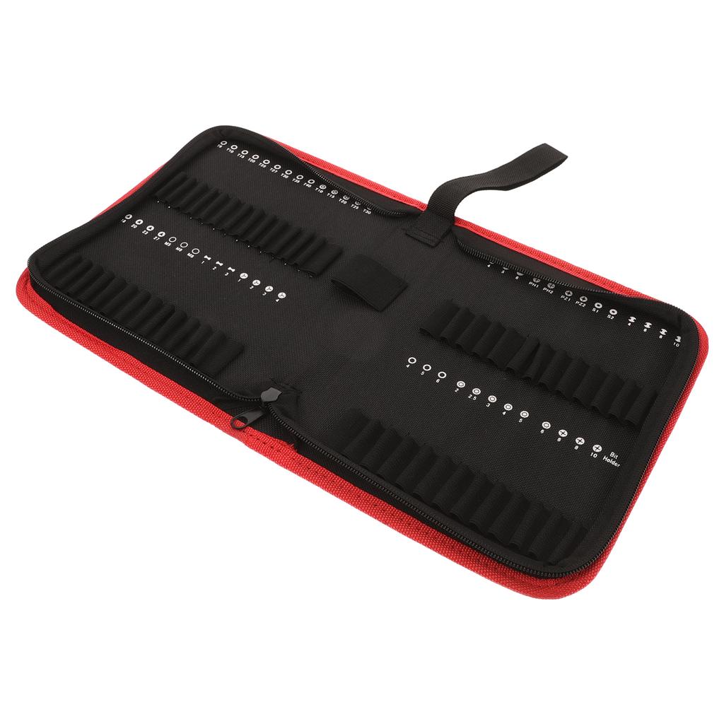 55Pcs Tool Pouch Batch Storage Bag Oxford Cloth Drill Bit Bags Utility Pouches With Zipper Small Tool Bag ganizer For Craftsmen