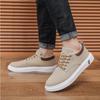 Men's Canvas Shoes Autumn Breathable Walking Casual Shoes for Men Lightweight Platform Sneakers Adolescent Fashion Board Shoes