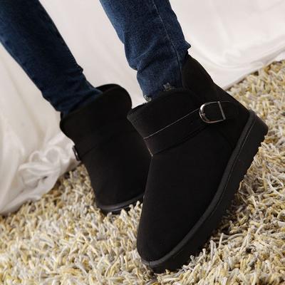 Hiver Antidérapant Chaud Bottes de Neige Courtes Bottes pour Femmes Étudiantes Bottes Plates Courtes Bottes d'Hiver Chaussures Rembourrées en Coton Chaussures Mode