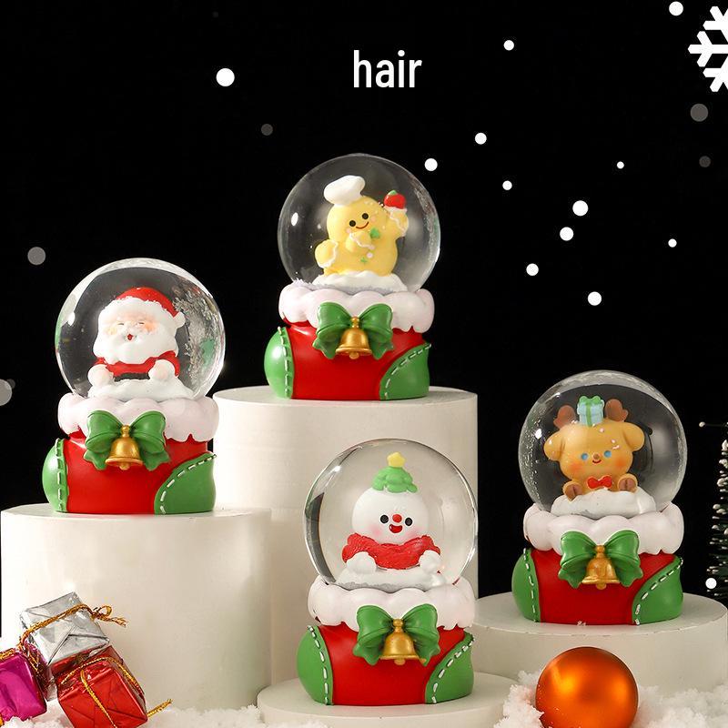 Christmas Crystal Ball Music Box Lantern Ornament