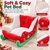 Washable Pet Couch Plush Sleigh Bed High Quality Pet Bed  Winter