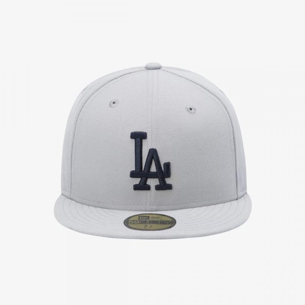 New Era Mlb La Dodgers Basic Fitted Cap Dolphin Gray 15131702