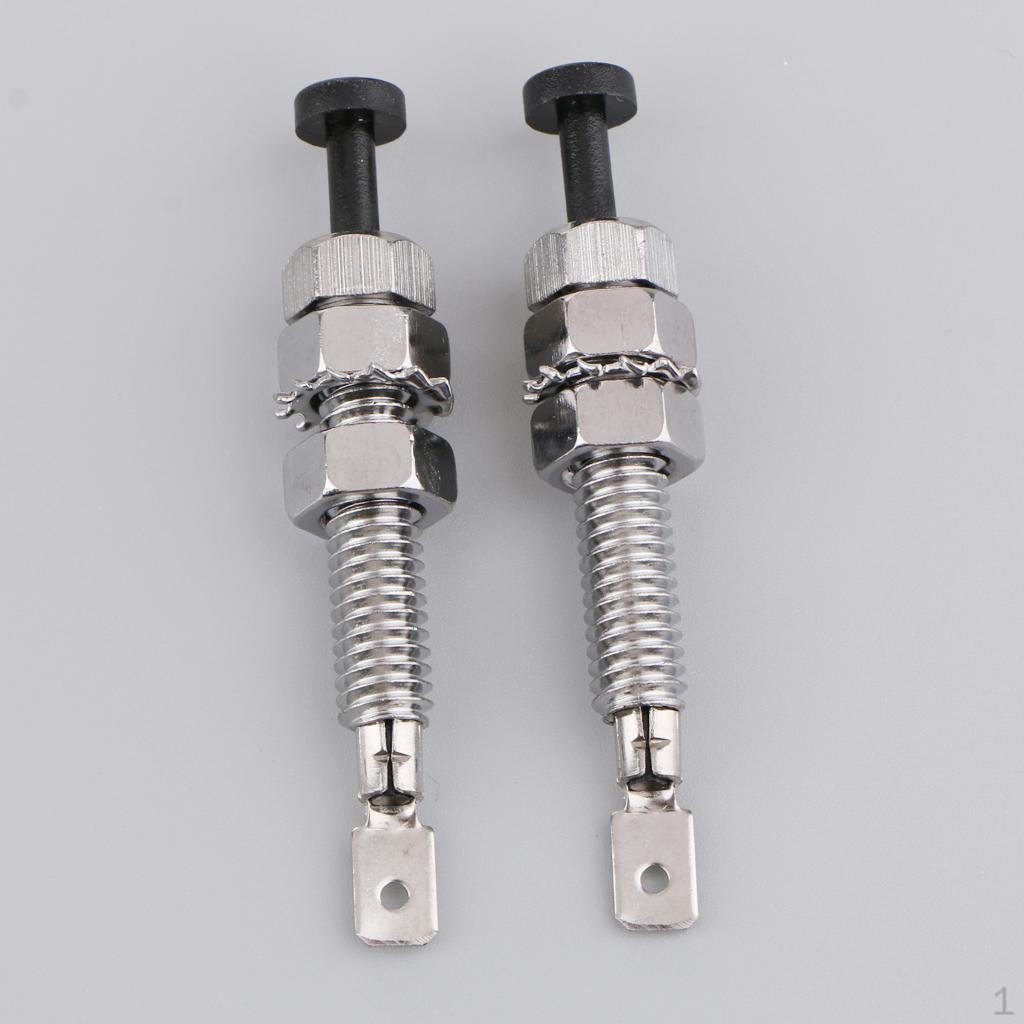 Buy Pair Universal Car Truck Boat Bonnet Alarm Light Hood Door Pin ...