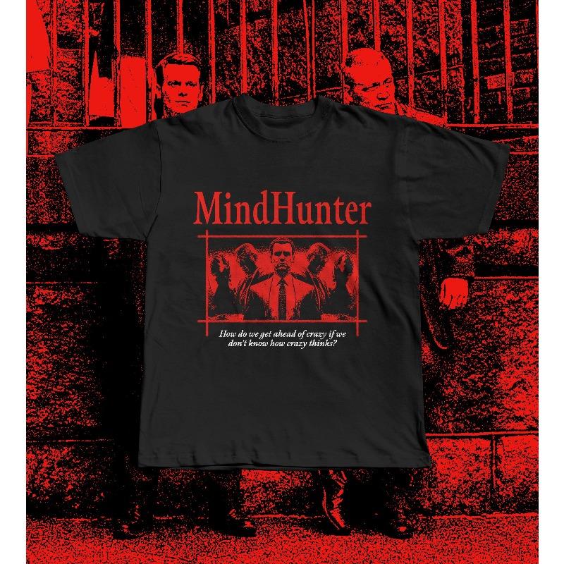 

Mindhunter T-Shirt, Holden Ford Bill Tench FBI Shirt Summer Men s and Women s Loose and Breathable T-shirt Top S разноцветный