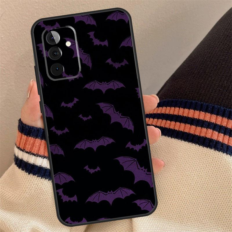 Vampire Bats Full Moon Halloween Case For Samsung Galaxy A54 A34 A14 A56 A36 A16 A06 A13 A53 A12 A22 A32 A52 A35 A17 A15 A55