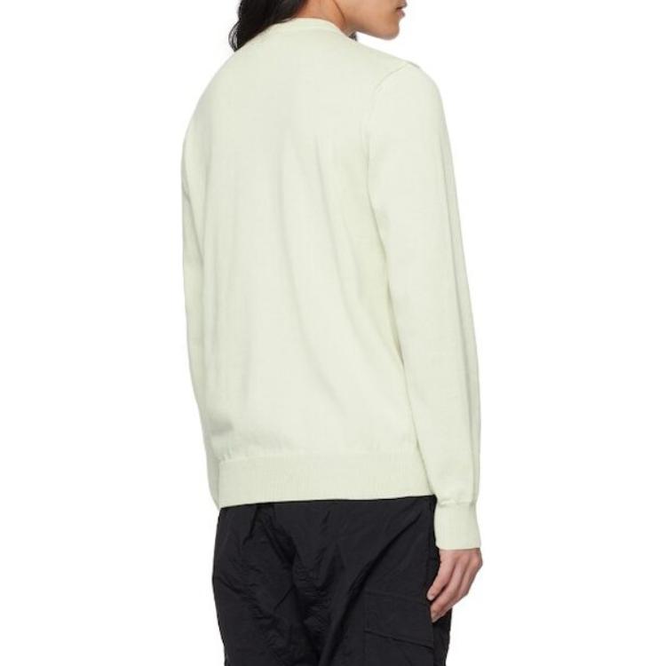 Stone Island Long-Sleeve Tee Pistachio Men Tops Yellow 8015540B2-V0051