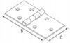 Galvanized Box Hinge 400*50mm