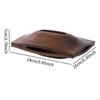 Wooden Tissue Box Cover Napkin Holder Decorative Case Tabletop Ornament for Table Restaurant