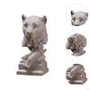 Animal Figurine Centerpiece for Indoor Display Resin Craft Living Room