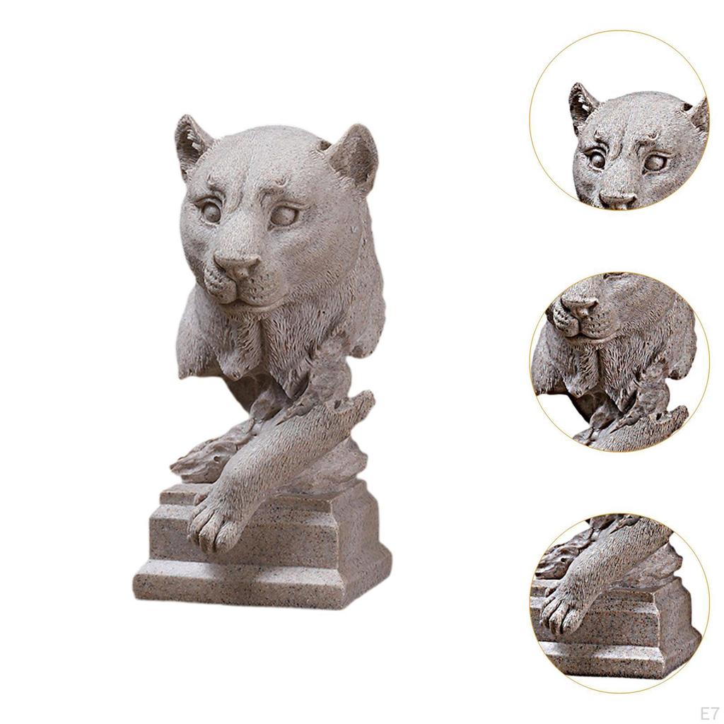 Animal Figurine Centerpiece for Indoor Display Resin Craft Living Room