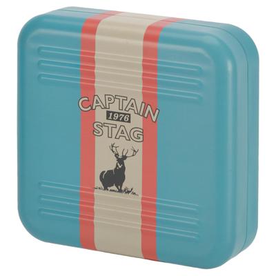 Captain Stag Mosquito Coil Mosquito Coil Stand Holder, Case, Turquoise/Racing Stripe, UM-1658