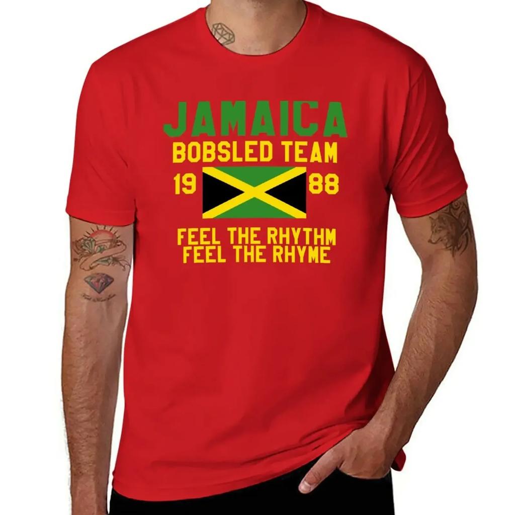 Jamaica Bobsled Team T-Shirt cute clothes for a boy sports fans tshirts for men