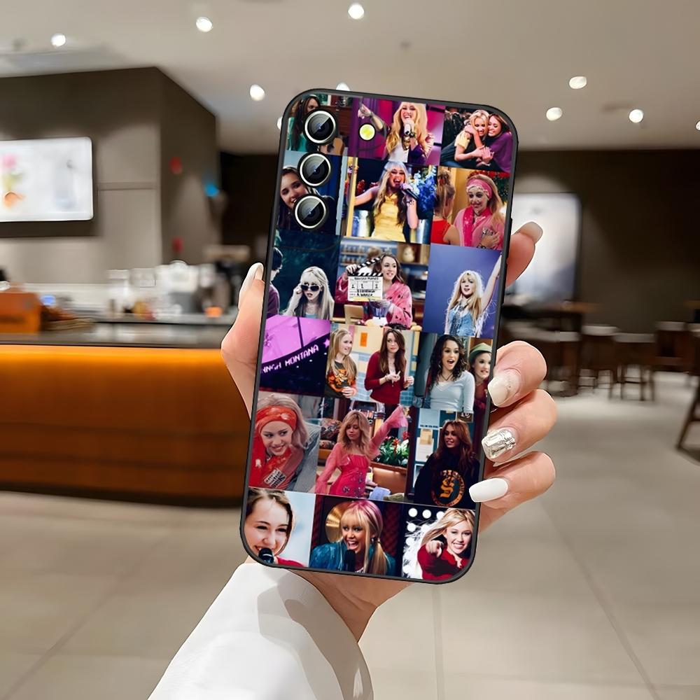 H-Hannah M-Montana Phone Case For S25 Samsung S26 S24 Ultra S22 S23 S20 Fe S21 Plus A54 A34 A16 A53 Back Cover