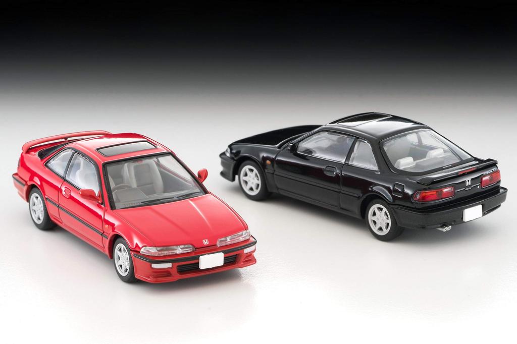 Tomica Limited Vintage Neo Scale Honda Integra XSi Coupe 1991 Finished Model 1/64 LV-N197a 3-Door (Red, Model) -
