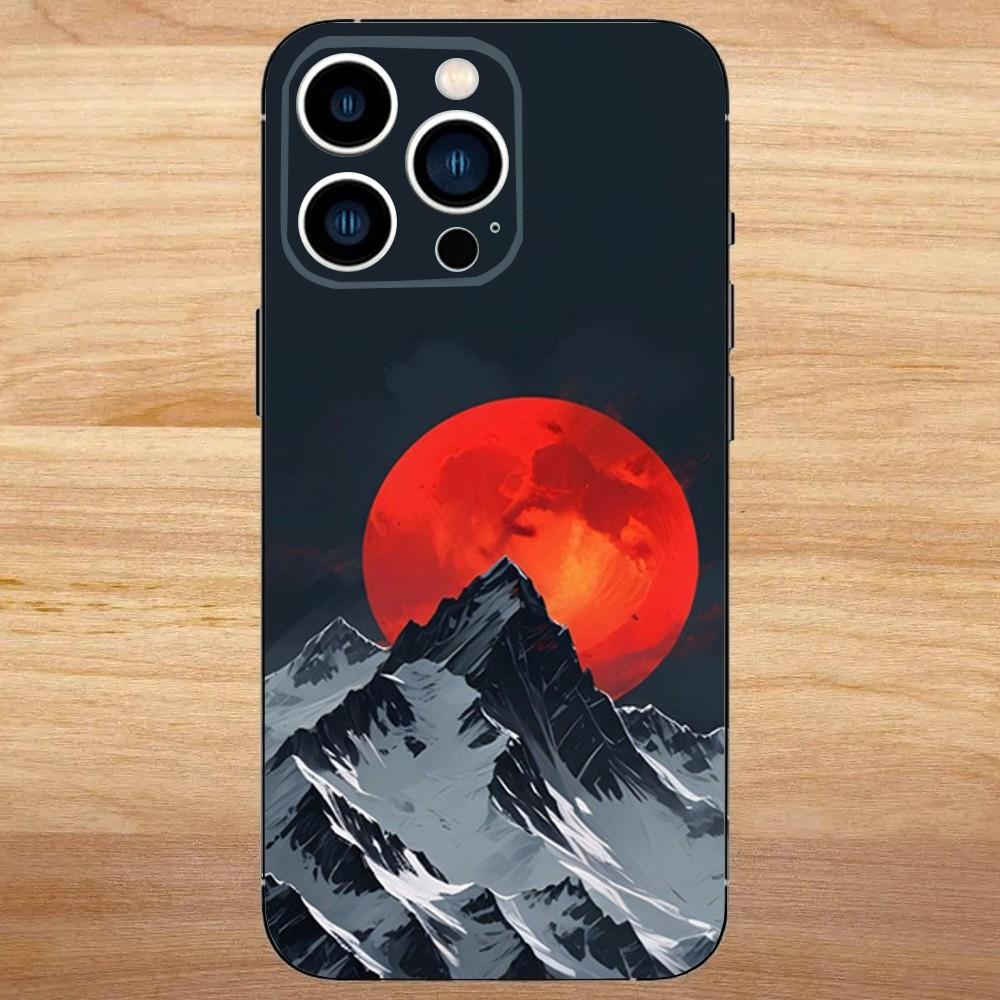 Góra Everest światowa pierwsza Etui na Telefon Dla iPhone 16,15,14,13,12,11,Mini,Pro,SE,MAX Białe Matowe Odporne na Wstrząsy Pokrowiec