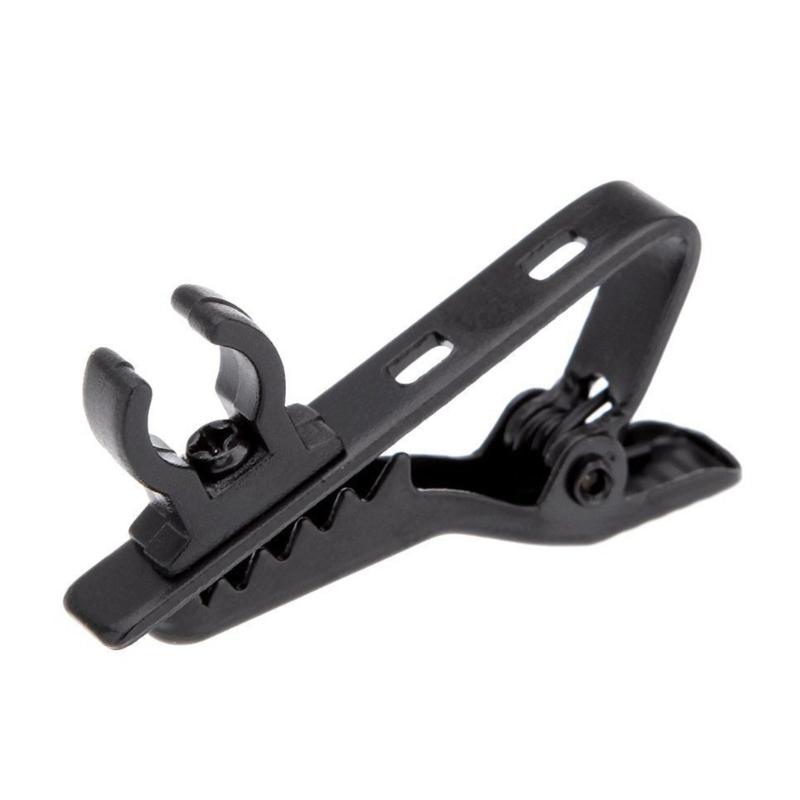 3/5/10Pcs Lavalier Microphone Clip Mic Lapel Collar Clamp Mount Microphone Accessories Kit for Video Conferences