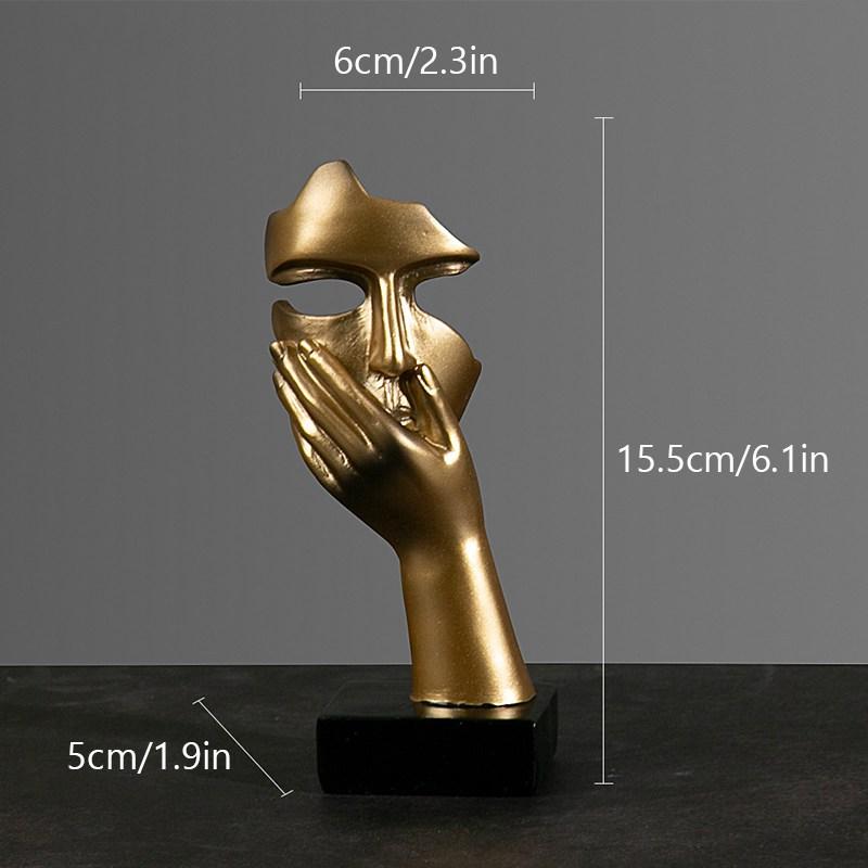 Moderne Abstrakte Figuren Büro Schreibtisch Dekoration Zubehör Figur Statue Moderne Kunst Zuhause Schlafzimmer Wohnzimmer Innendekor