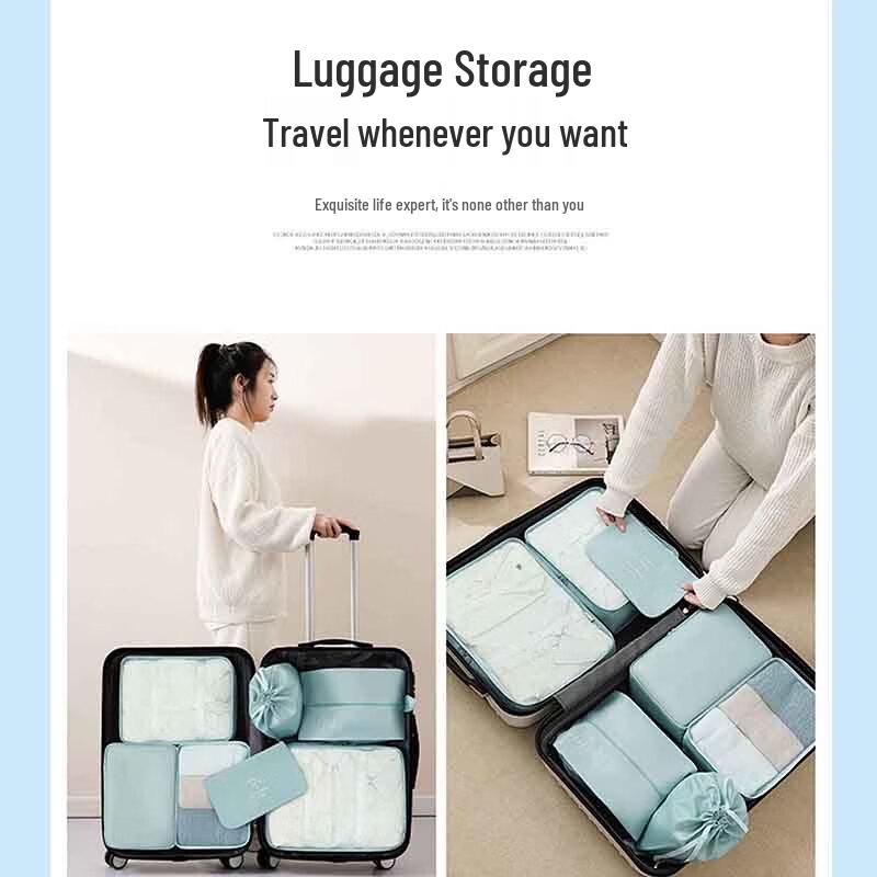 Travel Storage Organizer 7-Piece Set