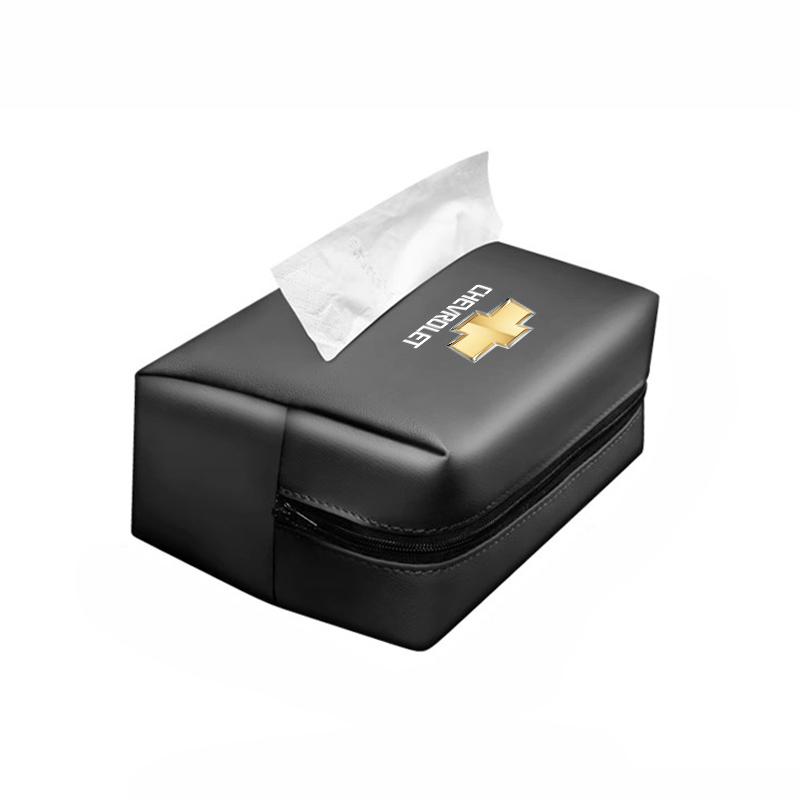 Soft Leather Car Tissue Box Hanging Toilet Paper Bag For Chevrolet Cruze Malibu Colorado Suburban Equinox Blazer Trax Camaro