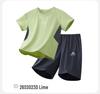 Boys' Summer Quick-Dry Sports Set - Short Sleeve & Shorts, Ice Silk, Lightweight Outdoor Wear