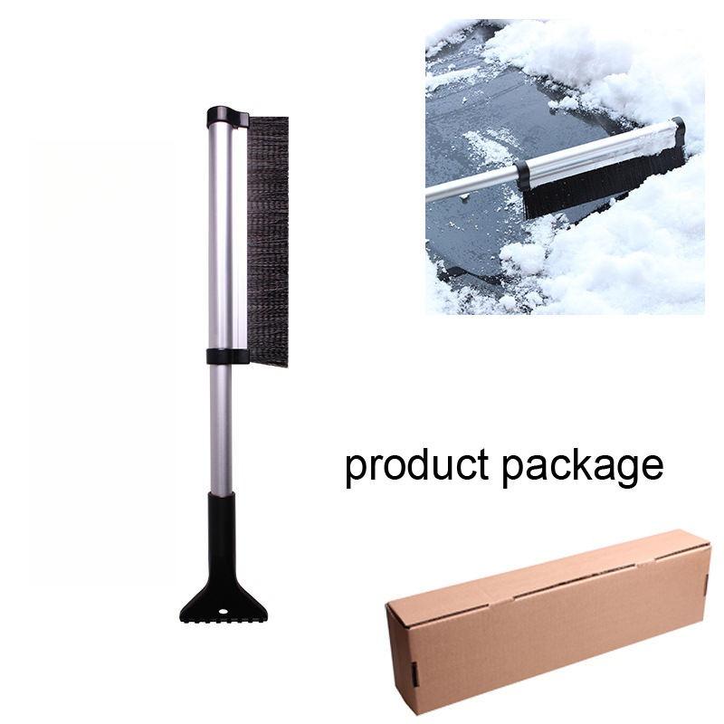 

Adjustable Car Snow Brush Ice Scraper Windshield Deicer Remover Winter Auto Cleaning Tool for Snow Removal and Defrosting