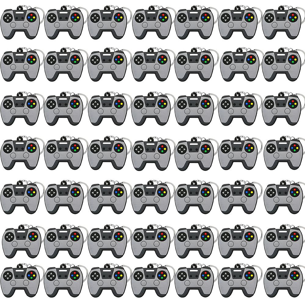 50PCS Keychain for Boys Men Gamepad Keyring Joystick Game Controller Key Accessories fit Handbag Key Pendant Friends Key Gifts