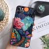 Rural Oil Painting Scenery Phone Case For iPhone 16,15,14,13,12 Mini 11 Pro XR,X,XS,MAX 7,8 Plus Silicone Cover Soft Black